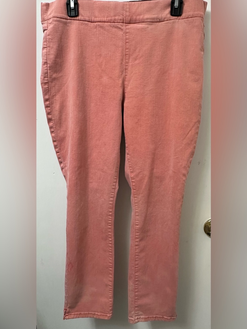 NYDJ Straight Leg Jeans in Dusty Coral mineral wash